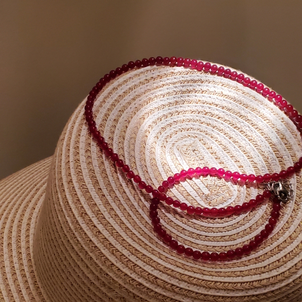 Nicky Butler 4mm Gemstone Bead 20" necklace.